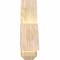 Ekena Millwork Eugene Rough Sawn Timber Gable Bracket, Douglas Fir, 36"W x 12"H x 4"D x 6"F, 8/12 Pitch GBW036X12X0406EUG00RDF - alternate 4
